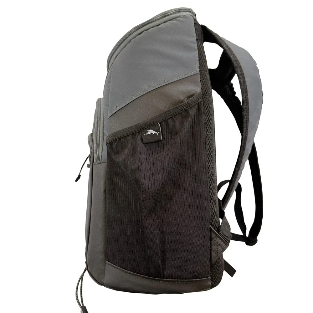 Tommy Bahama Backpack Cooler Gray 24 Can Deep Freeze‎ Insulation 16762440201 NEW